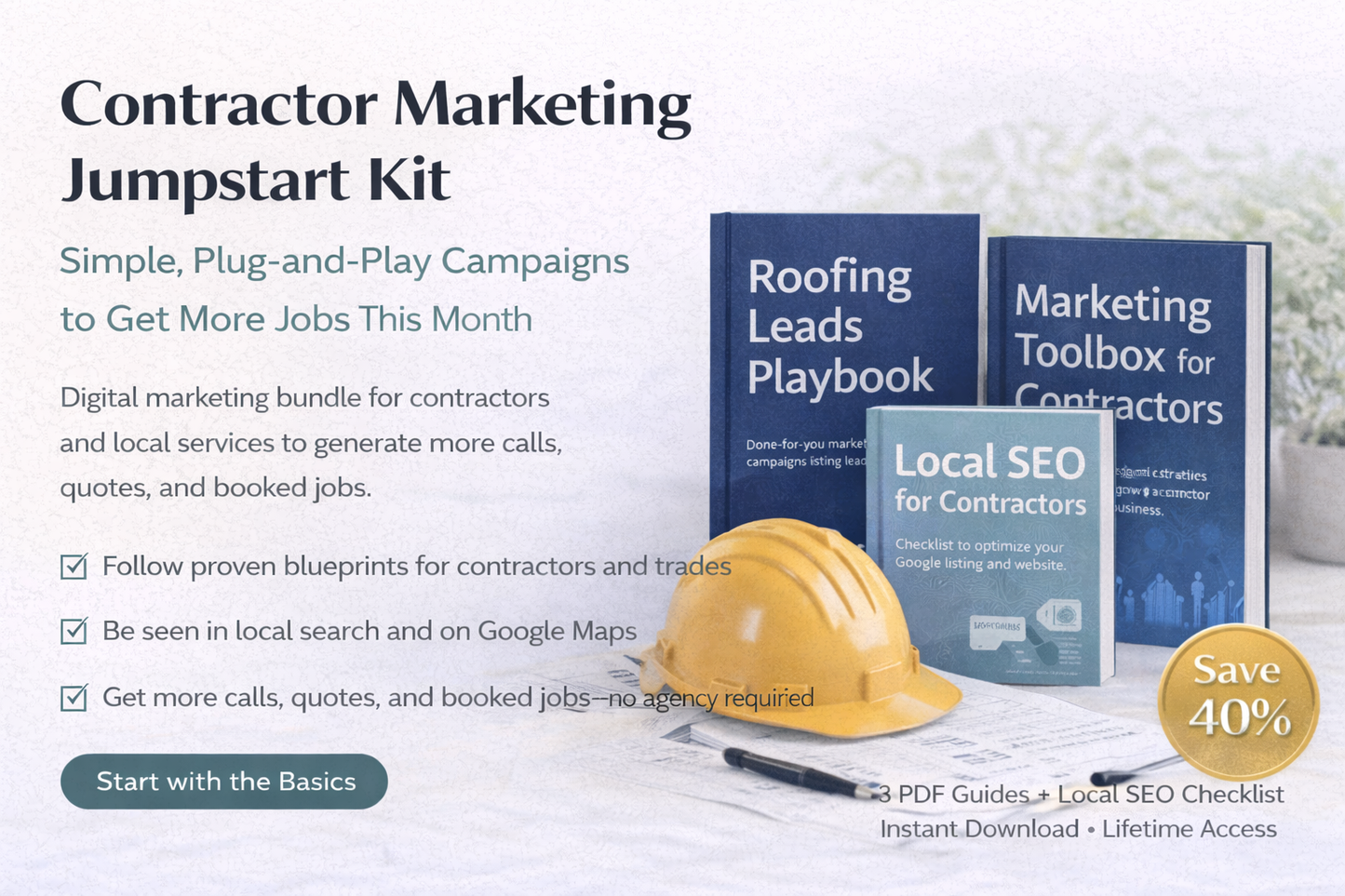Contractor Marketing Jumpstart Kit | DIY Digital Marketing For Contractors